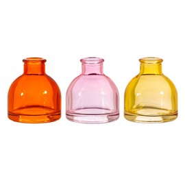 Sass & Belle Warm Toned Mini Bud Vases - Set Of 3 Multicolor