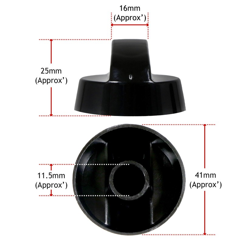SPARES2GO Control Knob Switch Dial Compatible with Tower Air Fryer
