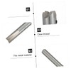 iplusmile 1set Single-edge Steel Milling Cutter Kit for Engraving and
