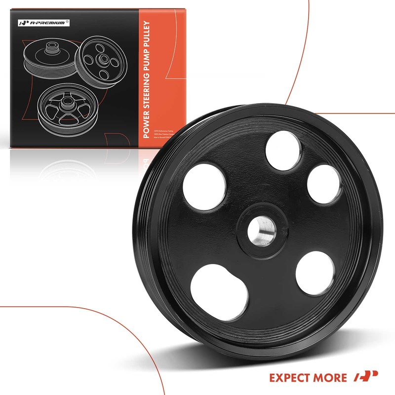 A-Premium Power Steering Pump Pulley Compatible with Ford Taurus 1996-2005,