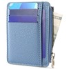 RNIEGA Slim Credit Card Holder Wallet for Women Front Pocket