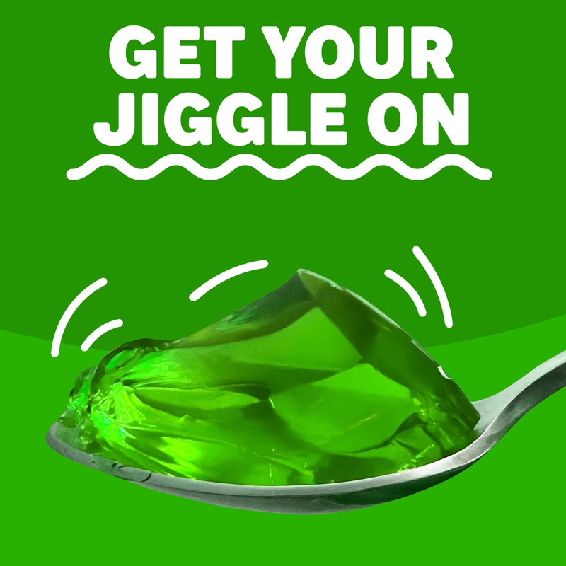 Jell-O Lime Gelatin Dessert Mix, Family Size, 6 oz Box