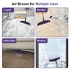 Broom with Dustpan Combo Set and Silicone Air Broom Kit,