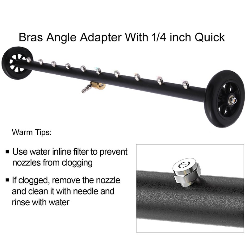 Upgrade 2-in-1 35" Dual-Function Undercarriage Pressure Washer Cleaner, Surface Cleaner