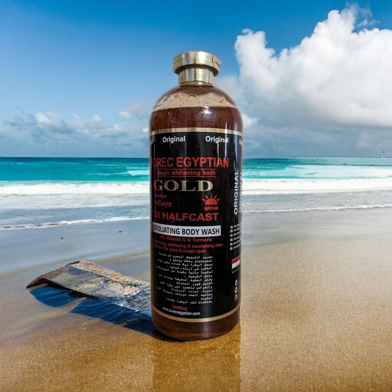 Purec Egyptian Magic Gold 3x Hc Exfoliating Body Wash 1000ml