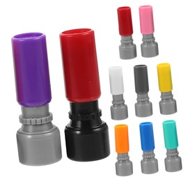 OSALADI 10pcs DIY Blank Seal Round Shaped Engraved Seal Tool Portable Self DIY Stamp for Creative of Invitations and Correspondence Durable and Lightweight Design