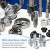PATIKIL 6 Pcs Stainless Steel Spacers, 7mm ID x 10mm