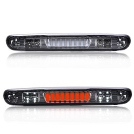 ALLGOOD LED 3rd Third Brake Light, Compatible with Chevy Silverado/GMC Sierra 2007-2014, High Mount Rear Stop Light Cargo Lamp, Smoky Lens Clear Housing Type I