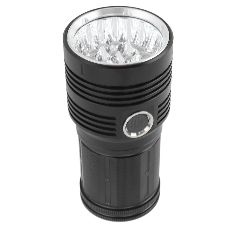 Strong Light Flashlight 10000LM 300‑500 Meters LED 4 Modes Rechargeable