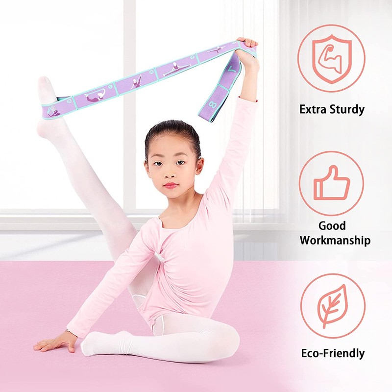 Stretch Straps with Loops for Exercise, 2 Pcs Yoga Stretch