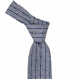 tiemart Greek Key Necktie