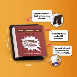 2025 Dad Joke Desktop Calendar | Daily Dad Jokes! desktop calendar desk calendar