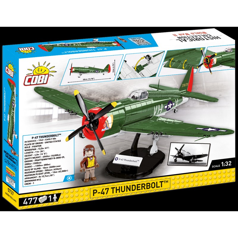 Not Just Collectibles, LLC COBI P-47 Thunderbolt #5737