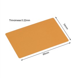Yosoo 50 Tarjetas de Visita de Aleación de Aluminio 5 Colores Elegante y Duradero