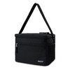 PackIt Freezable Essential Cooler, Black, Built with ECOFREEZE Technology, Fully