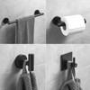 5 Pieces Bathroom Hardware Accessories Set Towel Rack Paper Holder