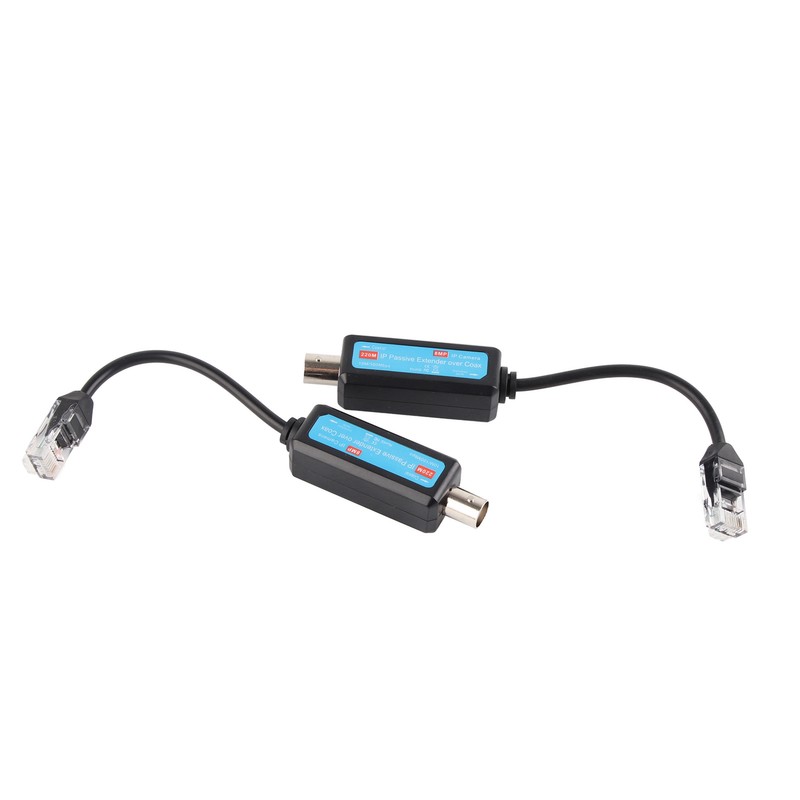 1Pair 10/100Mbps 1CH Passive IP Network Coaxial Transmitter Receiver Extender