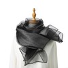 STARWHISPER Women's Sparkle Silk Scarf Shawl Wrap for Evening Dress
