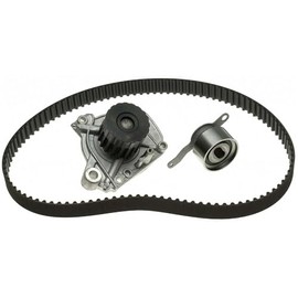 Engine Timing Belt Kit with Water Pump Compatible With Honda Civic 1.6L L4 2000 1999 1998 1997 1996 P-1336174