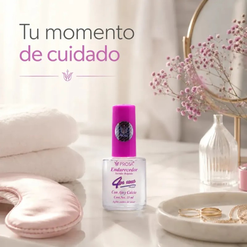 Prosa Endurecedor Para Uñas Con Ajo Y Calcio, 15 Ml