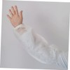 KICHOUSE 50Pcs Protective Arm Sleeves for Home Cleaning Breathable Disposable