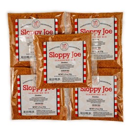 MySALT Sloppy Joe Sauce Mix 5 Pack – Salt-Free Sloppy Joe Seasoning for Quick, Heart-Healthy Meals – Classic Comfort Food Without the Sodium