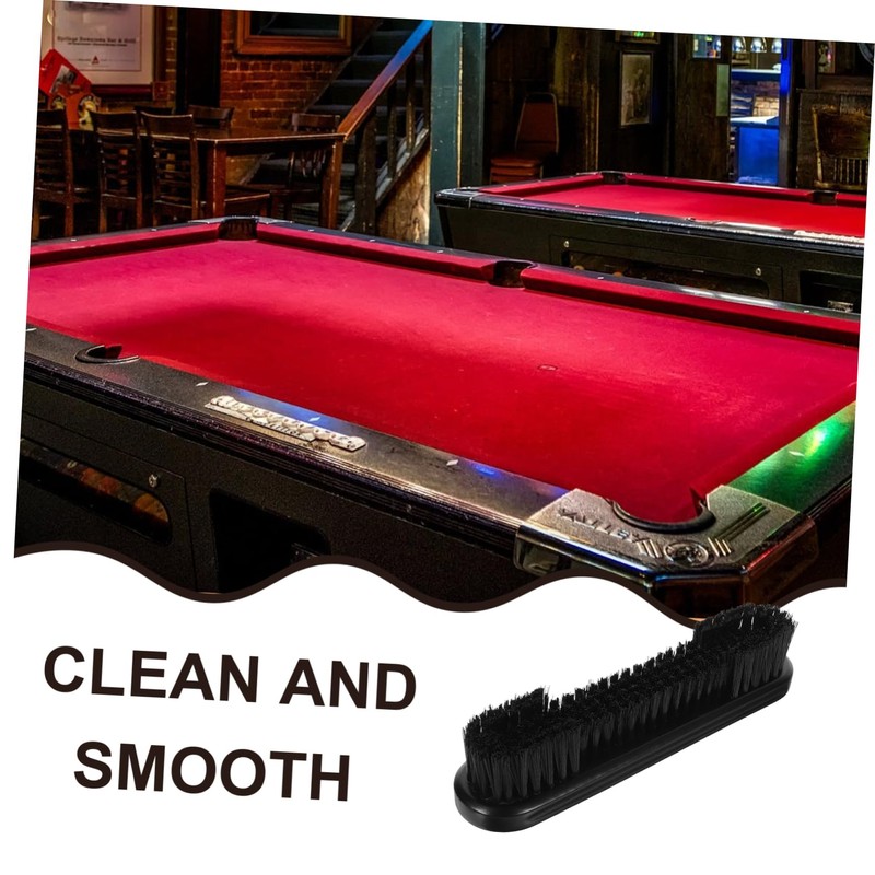 Gatuida Portable Pool Table Brush Billiard Cleaning Tool for Dust