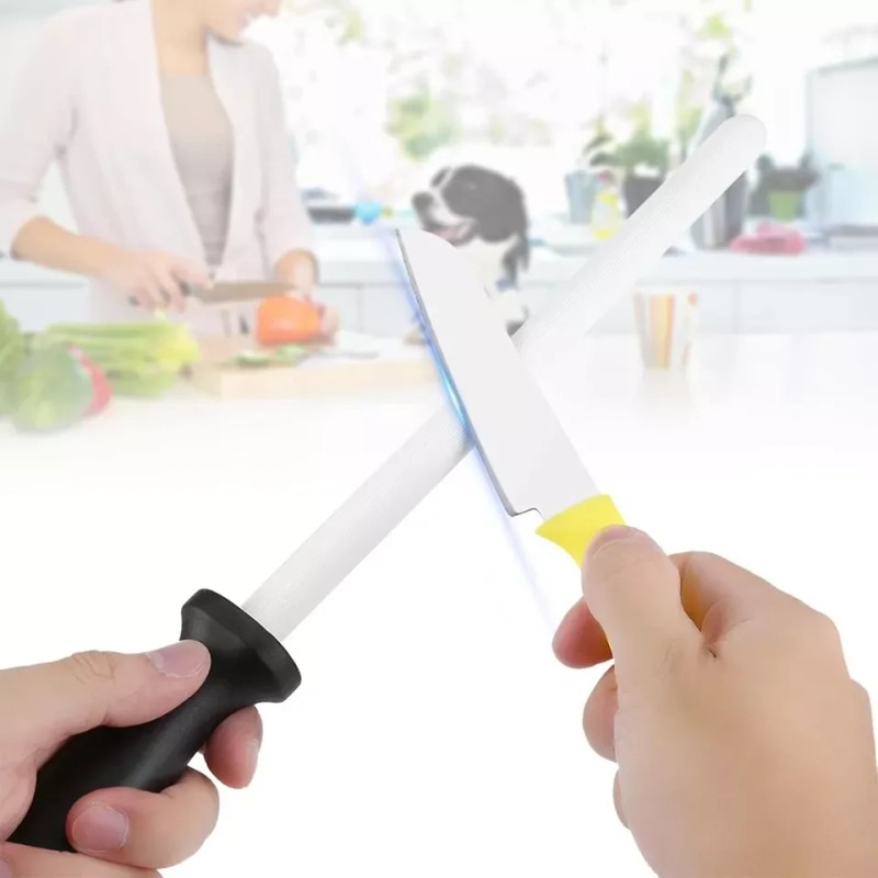 15 Inch Ceramic Sharpening Stone Honing Rod for Kitchen Knives