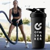 GYMSHAKER Stainless Steel Shaker 900 ml - Honeycomb Structure Strainer