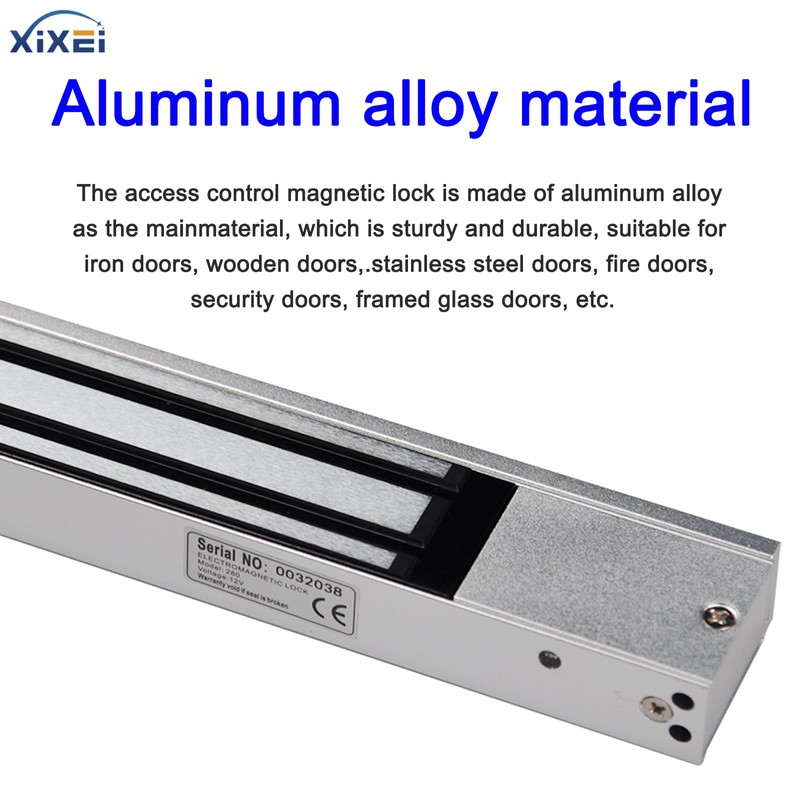 XIXEI Electric Magnetic Lock for Door 12VDC Holding Force 600lbs