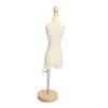 Dress Form Female Mannequin Torso Mini Dress Model with Wooden