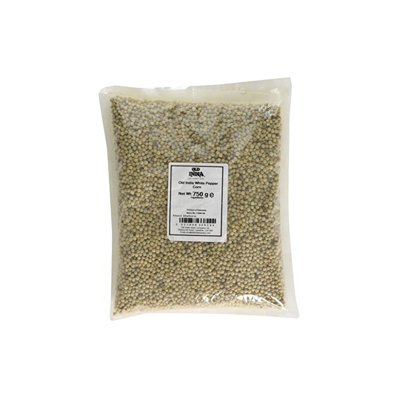 Old India White Pepper Corn 750g