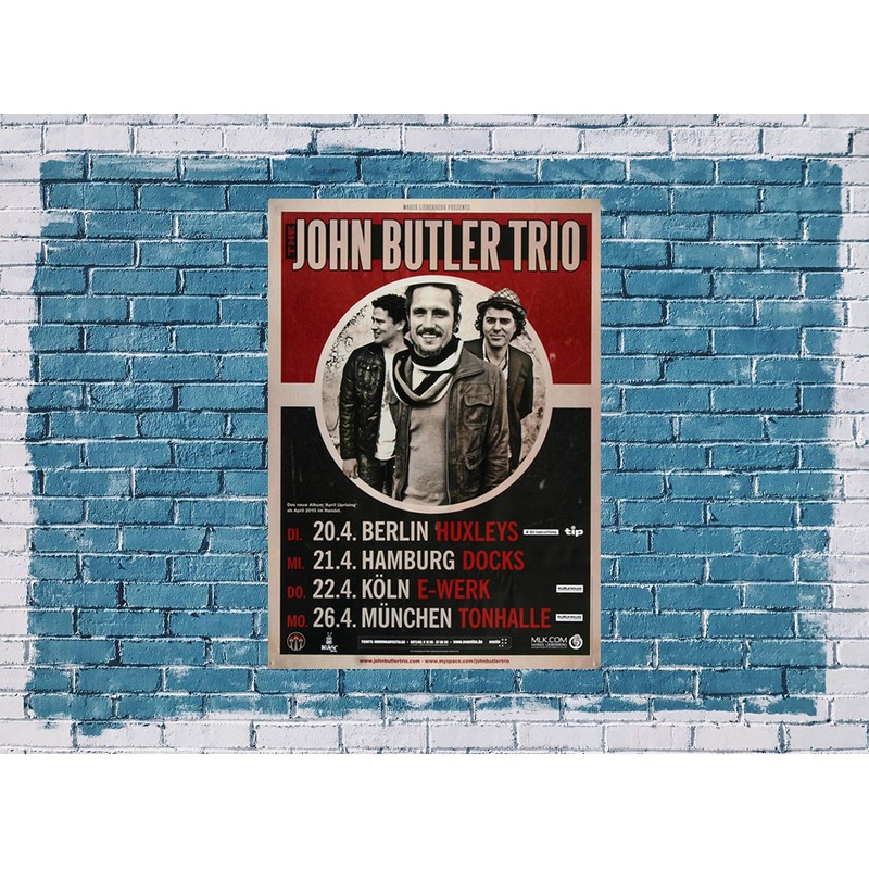 John Butler Trio - April Upspring 2010 - Poster, Concertposter,