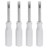 sourcing map 4Pcs SL2.5 Mini Slotted Screwdriver 2.5mm Magnetic Flat