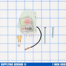 Supplying Demand W10822278 482493 Refrigerator Defrost Timer Replacement 120V 50/60Hz