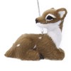 Kurt Adler C4836 2-2.5" Furry Baby Deer Ornaments | Reindeer