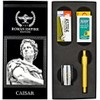 Roman Empire Shaving Double Thread Caesar Gold Safety Razor by