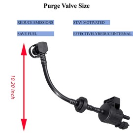 Vapor Canister Purge Valve 55573017 EVAP Purge Valve Solenoid P0496 for 2012-2021 Buick Encore Chevy Cruze Sonic Trax 1.4L L4 Vapor Canister Purge Solenoid Valve 911-409 PV704 Vent Purge Control Valve