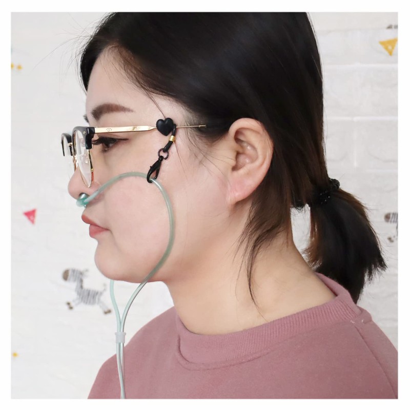10 Pack Oxygen Tube Clips for Glasses Nasal Oxygen Cannula