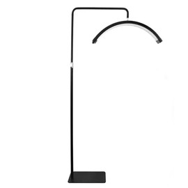 Amira Beauty Half Moon Light – Adjustable LED Lash lamp for Esthetician, Salon, Tattoo, Eyelash Extensions – Adjustable Height, Brightness Control 2700K to 5600K, Sturdy Base, Easy Assembly