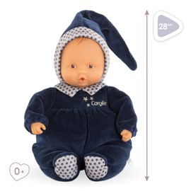Corolle - My Cuddly Toy, Babipou, Navy, Star Dream, 28 cm, from Birth, 9000020150