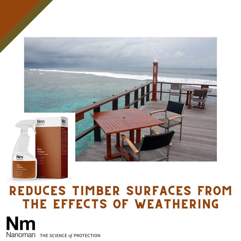 Nanoman Timber Wood Water Liquids and Stain Penetrating Sealer 250mL