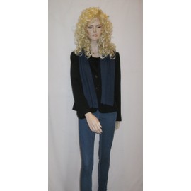 Cashmere-Cashmere Scarf-Dress Shawl-Shawl-Scarf-Silk-keffiyeh-shemagh-Head Scarf-Head wrap-Poncho-Cape-Shrug-Blanket (Inky Navy)