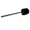 LUOEM 3pcs Toilet Brush Plastic Toilet Brushes with Stainless Steel