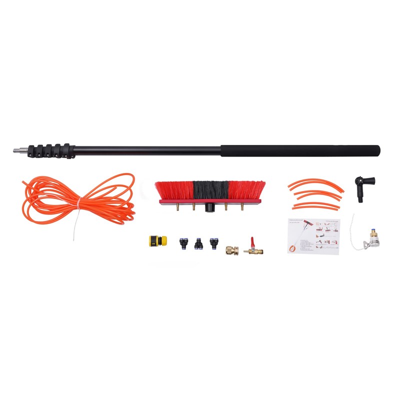 Water Fed Pole Kit Lightweight 24 Feet, Water Fed Cleaning