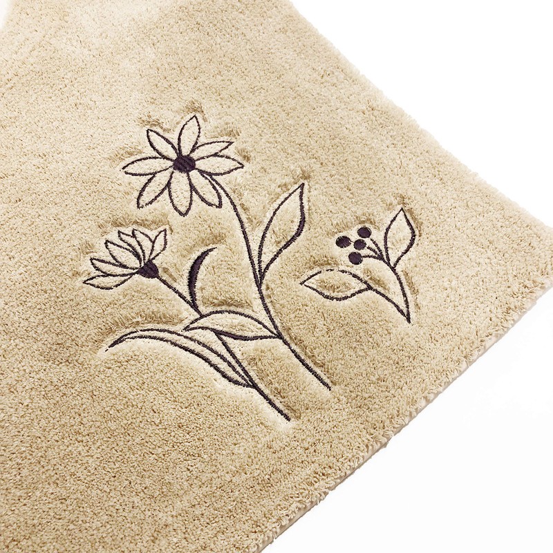 Senko 19511 Sway Toilet Mat, Approx. 21.7 x 23.6 inches