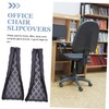 TEHAUX Removable Armrest Covers for Office Chairs Elastic Protective Covers