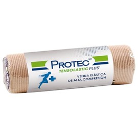 PROTEC | Venda Elástica Tensolastic de Alta Compresión de 10cm x 5m | 6 pack