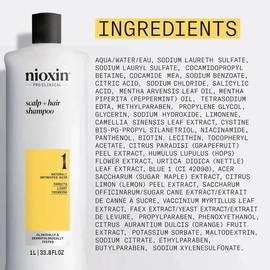 Nioxin Scalp + Hair Thickening System 1 Shampoo 1L