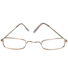 Santa Glasses without Lens Gold